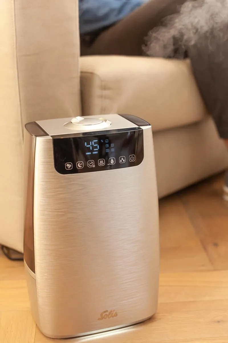Solis Ultrasonic Pure 7217 Luchtbevochtiger Luchtreiniger - 4,5L - Zilver