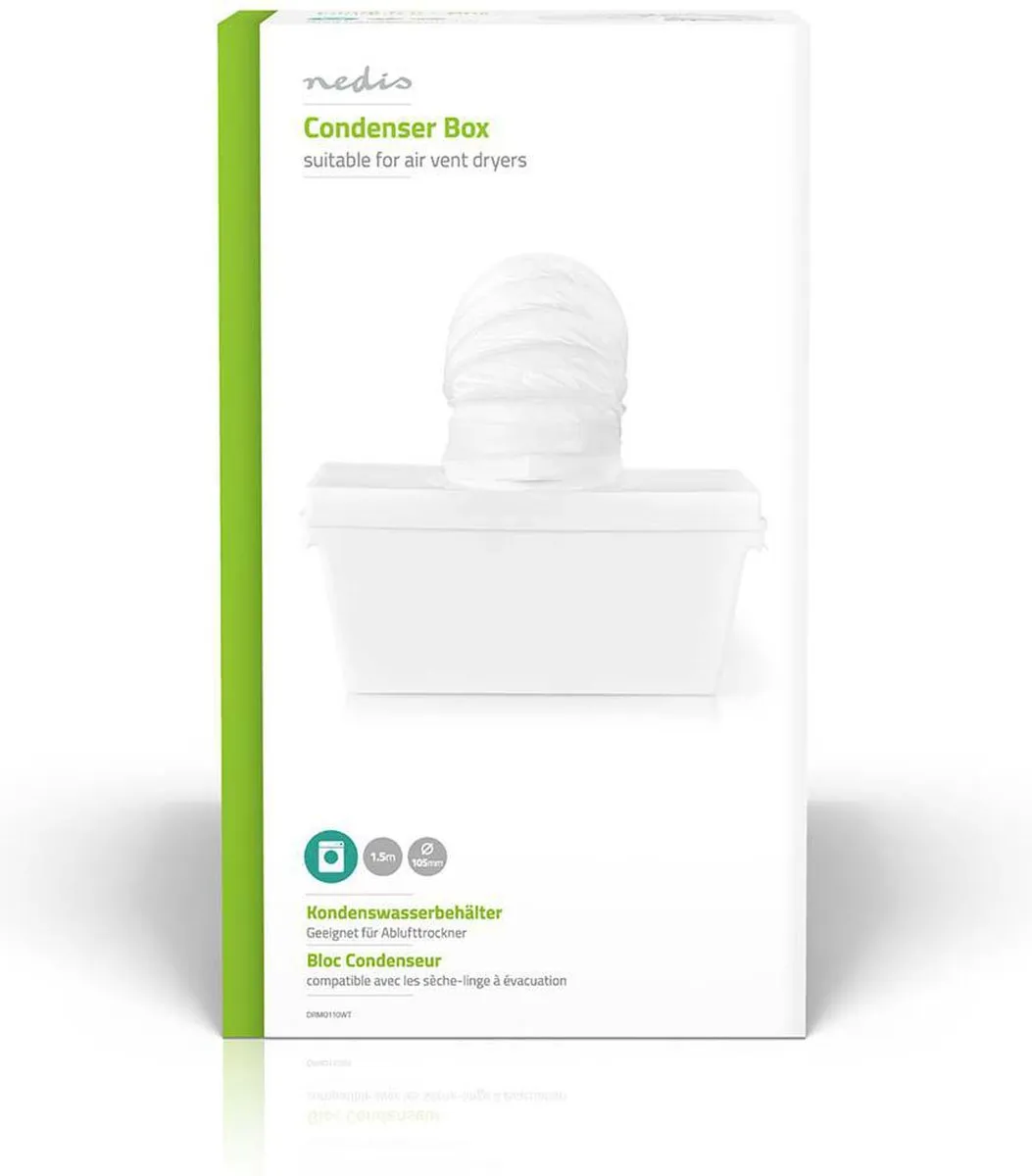 Nedis Condensopvangbak DRMO110WT - 5L - 105mm - Wit