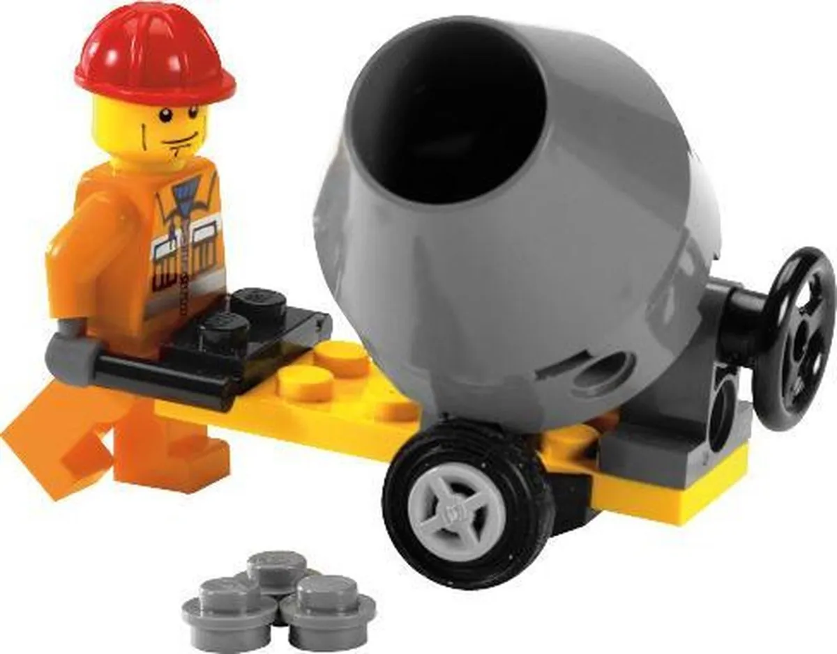 LEGO Bouwvakker Minifiguur - 20 Onderdelen - afbeelding 2 van 2