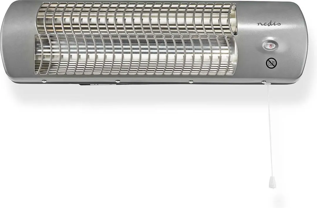 Nedis HTBA10GY Badkamerverwarming 1200W - Grijs