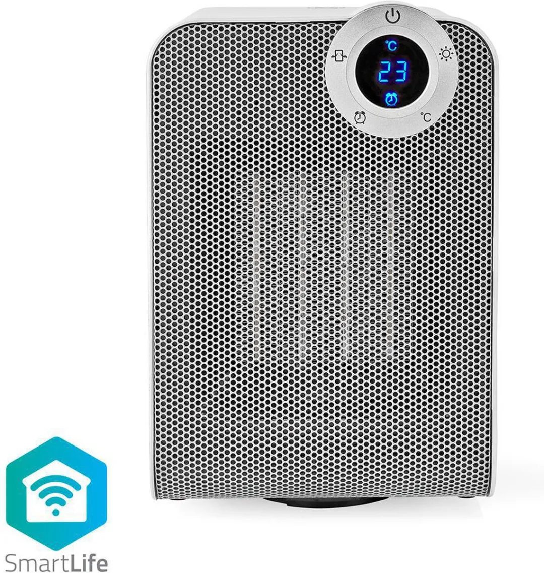 Nedis SmartLife WIFIFNH20CWT Keramische PTC-Ventilatorkachel 1800W - Wit
