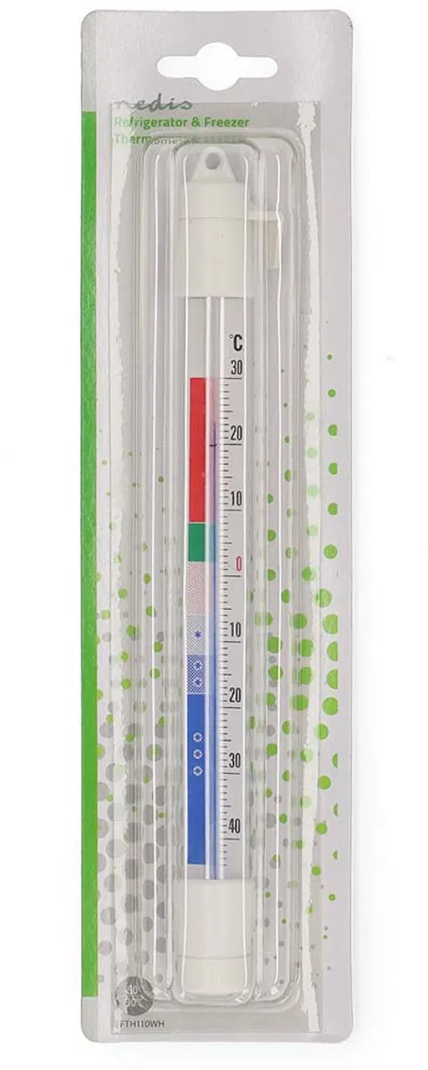 Nedis FFTH110WH Analoge Koelkastthermometer -50 tot 30°C - Wit