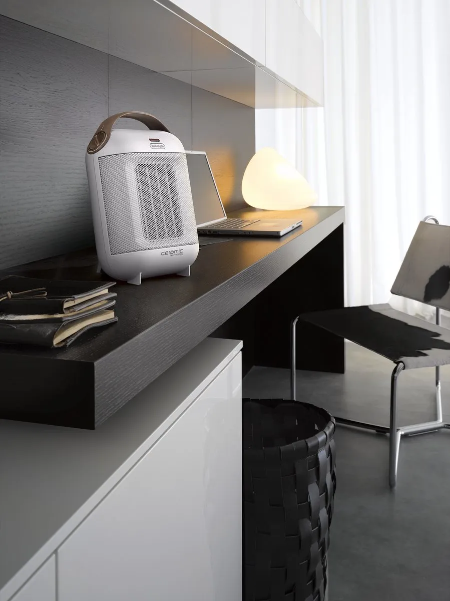 De'Longhi HFX30C18.IW Ventilatorkachel 1800W - Wit