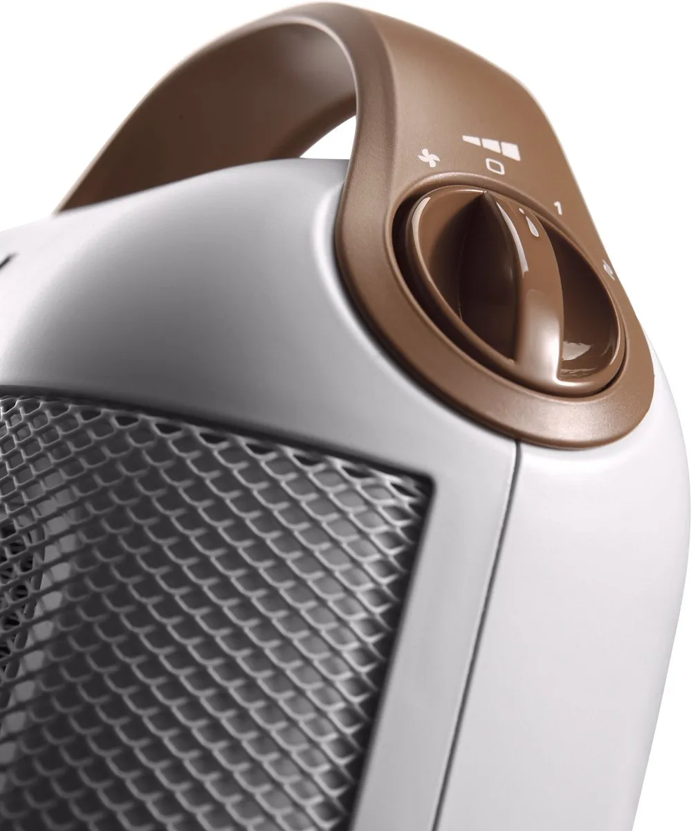 De'Longhi HFX30C18.IW Ventilatorkachel 1800W - Wit