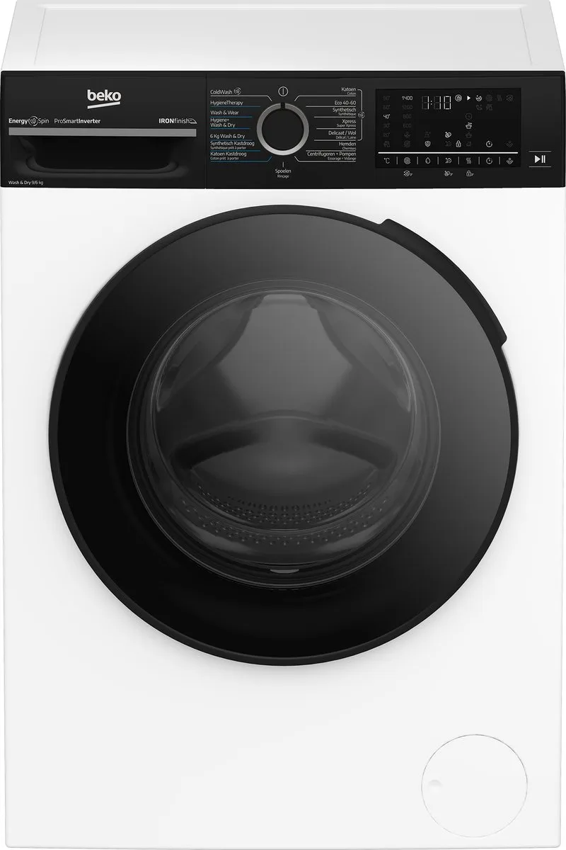 BEKO BM5DFT4941B- Wasdroogcombinatie 9kg/6kg, 1400t, EnergySpin, ProSmart Invert