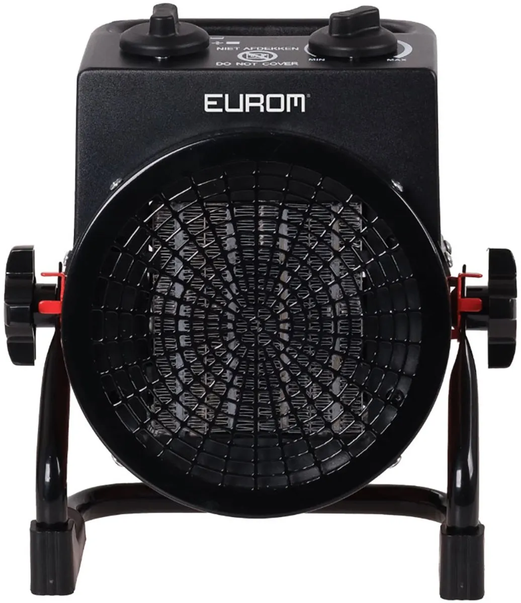 Eurom EK2K Round Werkplaatskachel 2000W - Rood
