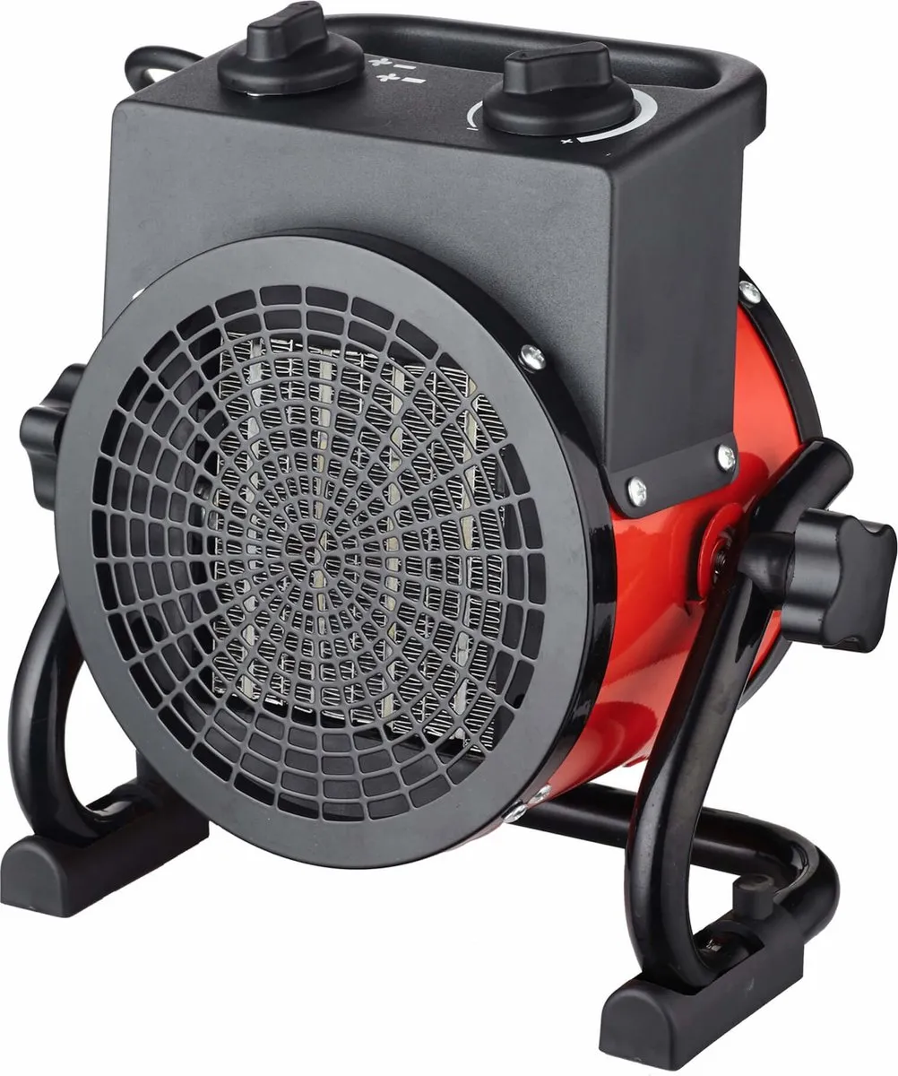 Eurom EK2K Round Werkplaatskachel 2000W - Rood