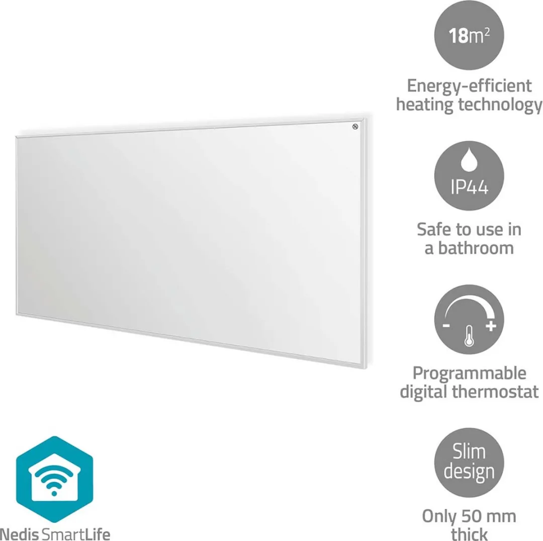 Nedis SmartLife HTIP700WTW Infrarood Verwarming 700W