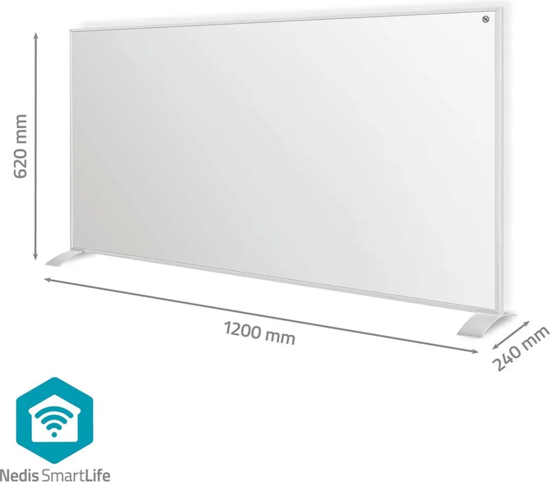 Nedis SmartLife HTIP700WTW Infrarood Verwarming 700W - Wit