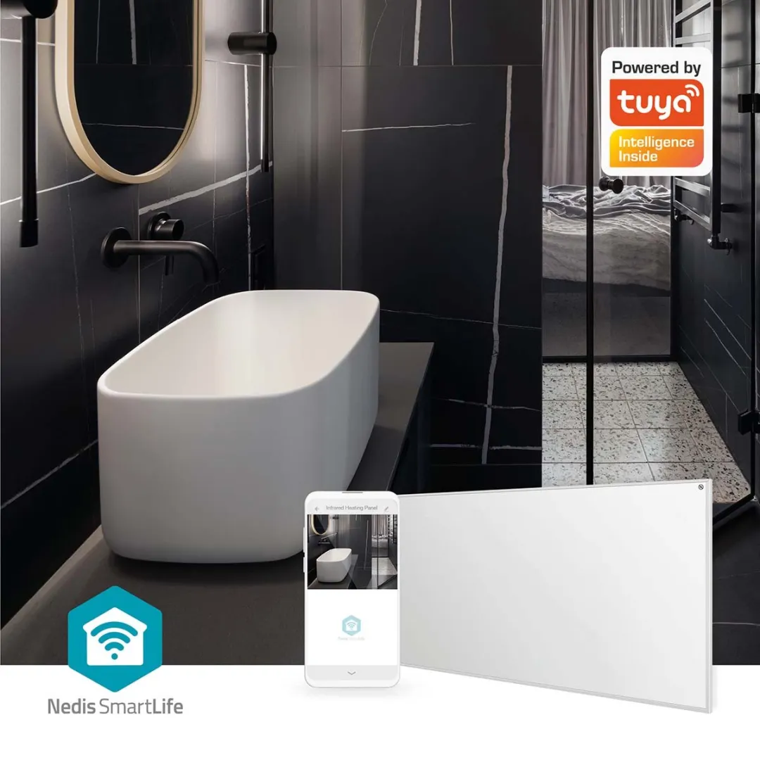Nedis SmartLife HTIP700WTW Infrarood Verwarming 700W - Wit