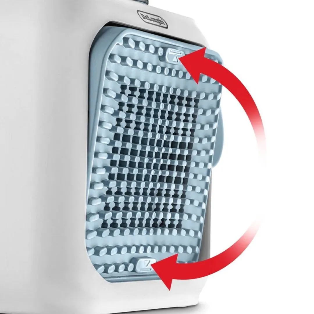 De'Longhi HFX10B03.LB Keramische Ventilatorkachel 360W - Blauw/Wit