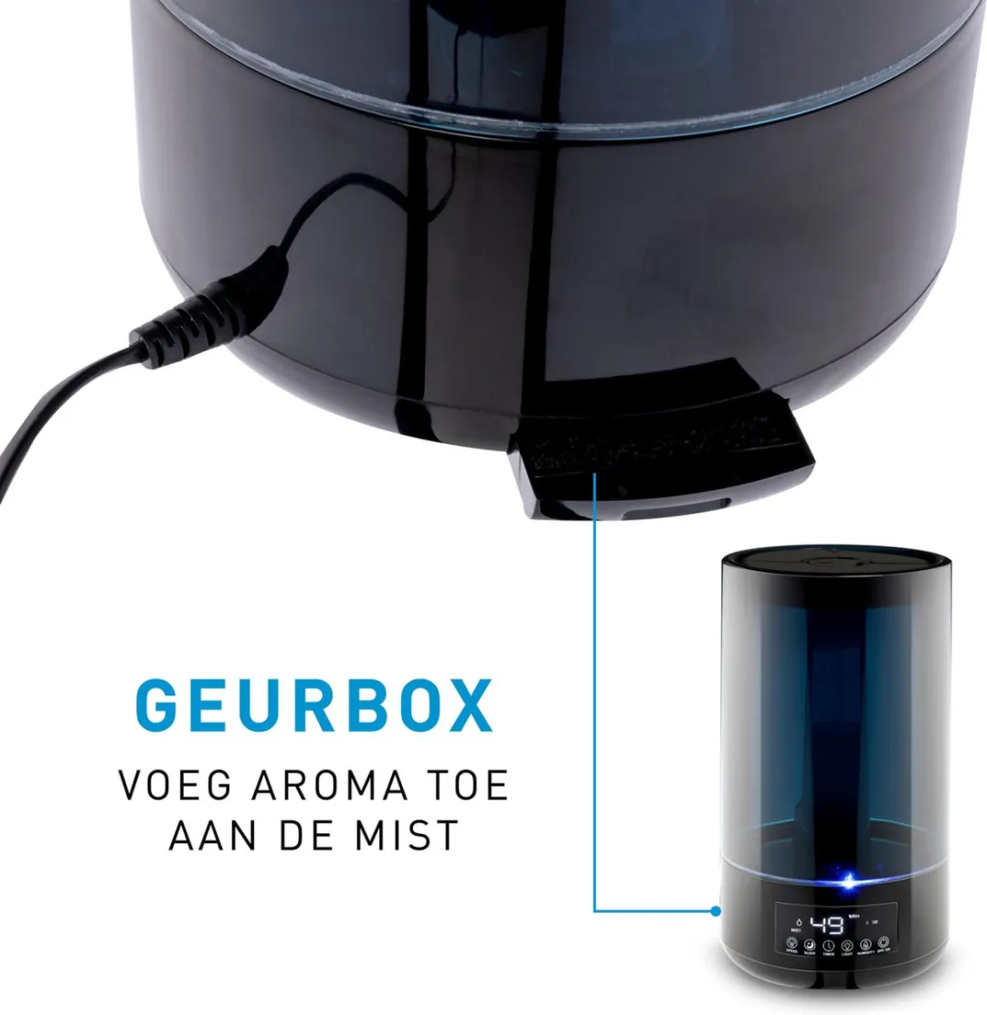 Grundig 4,3 Luchtbevochtiger 4.3L - 25W - 35m² - Zwart