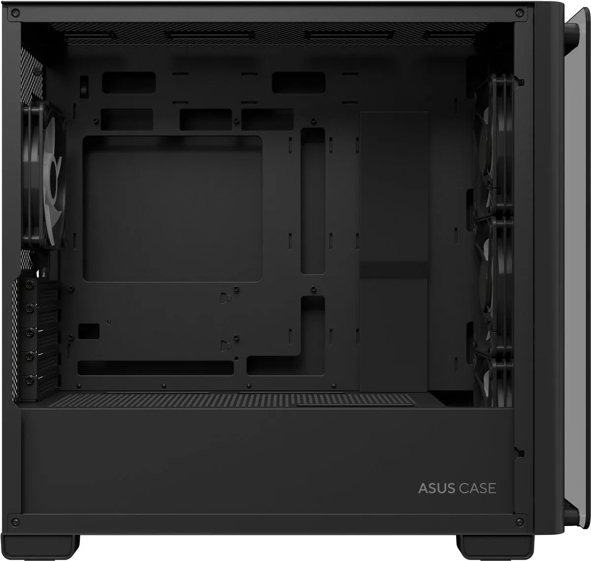 ASUS A23 PLUS TG ARGB Gehaktbak - 5 Ventilatoren - Zwart