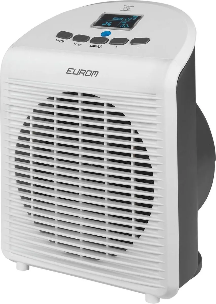 Euromac Safe-t Safe-t-2000 LCD Ventilatorkachel 2000W