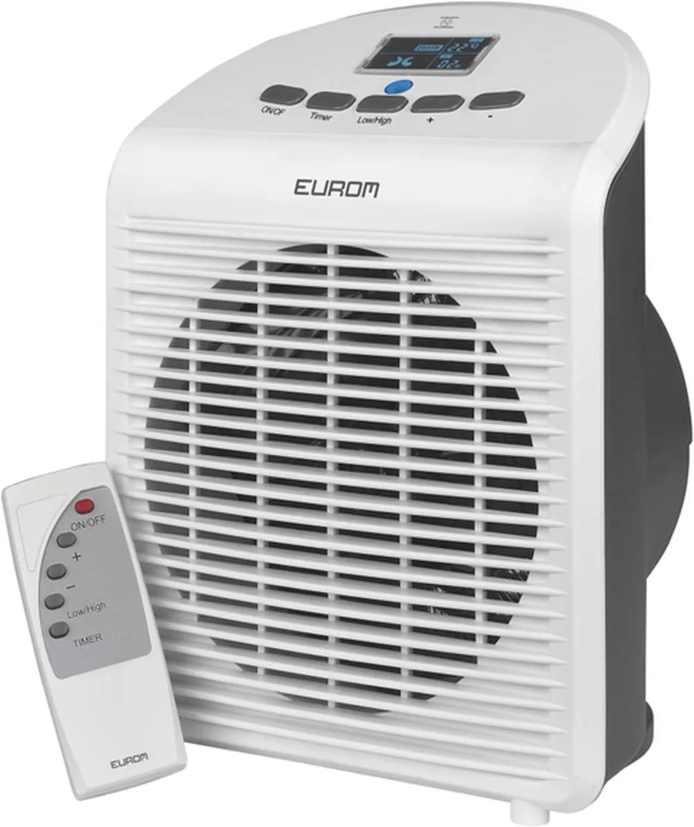 Euromac Safe-t Safe-t-2000 LCD Ventilatorkachel 2000W - Groen