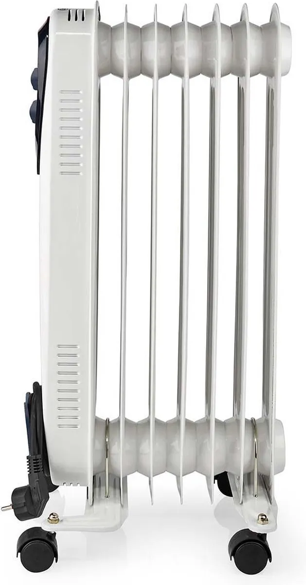 Nedis HTOI30WT7 Olieradiator 1500W - Wit - afbeelding 6 van 6