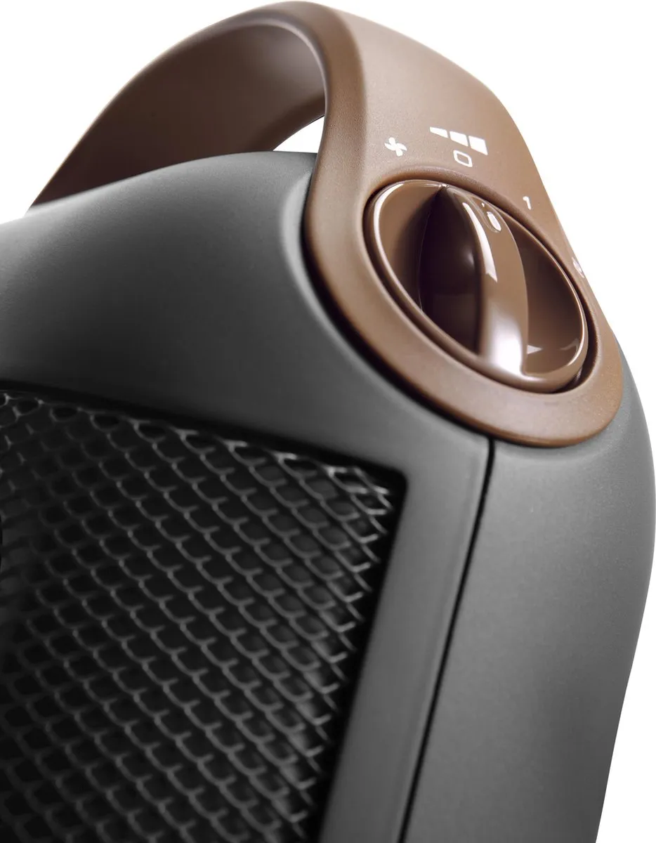 De'Longhi HFX30C18.AG Ventilatorkachel 1800W - Zwart