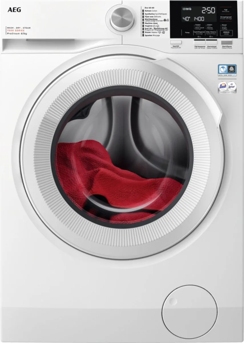 AEG LWR73R842 Wasdroogcombinatie ProSteam EcoLine 7000