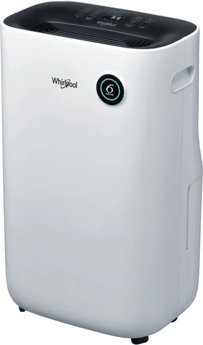 Whirlpool DE20W5252 Ontvochtiger 6,5L - 420W - Zwart/Wit - afbeelding 6 van 6