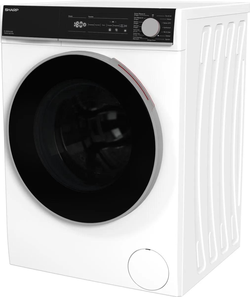 Sharp ESNDH014CWBBX Was-Droogcombinatie 10/6kg - Wit