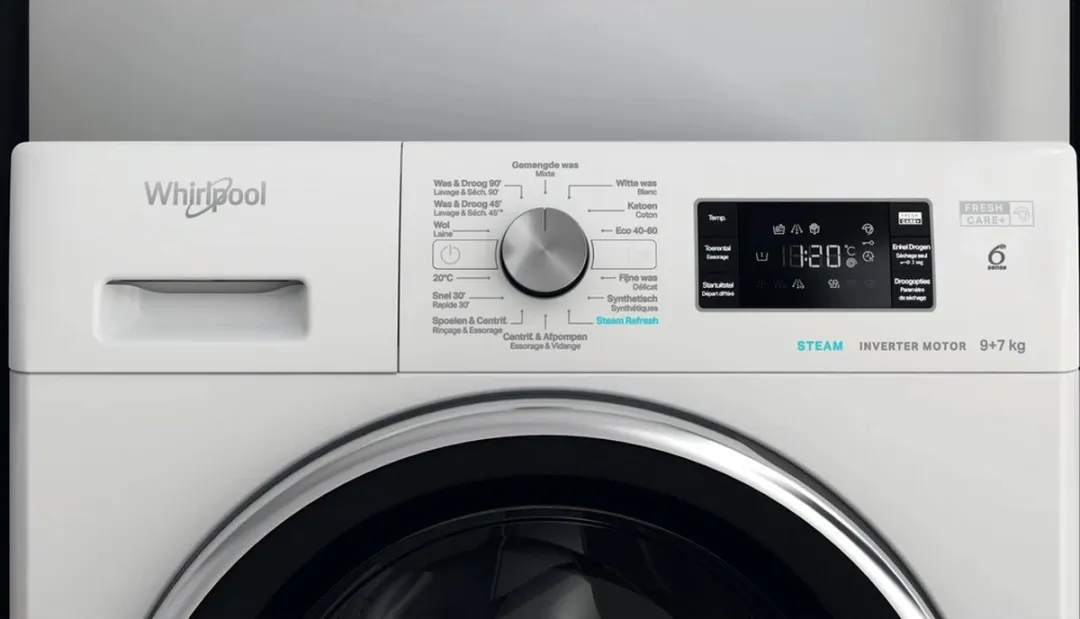 Whirlpool FFWDB 976258E Wasdroger 7 kg - Wit - afbeelding 6 van 6