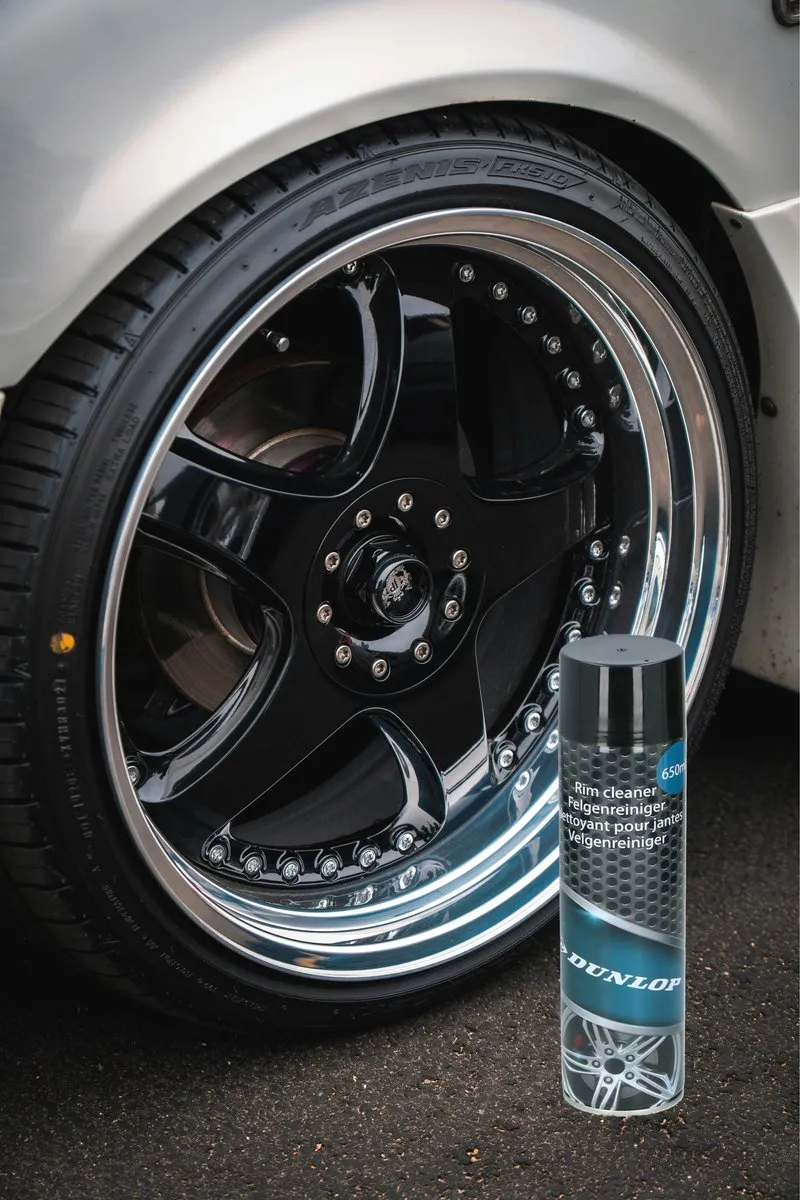 Dunlop Velgenreiniger Spray - 2x650ml - Zwart
