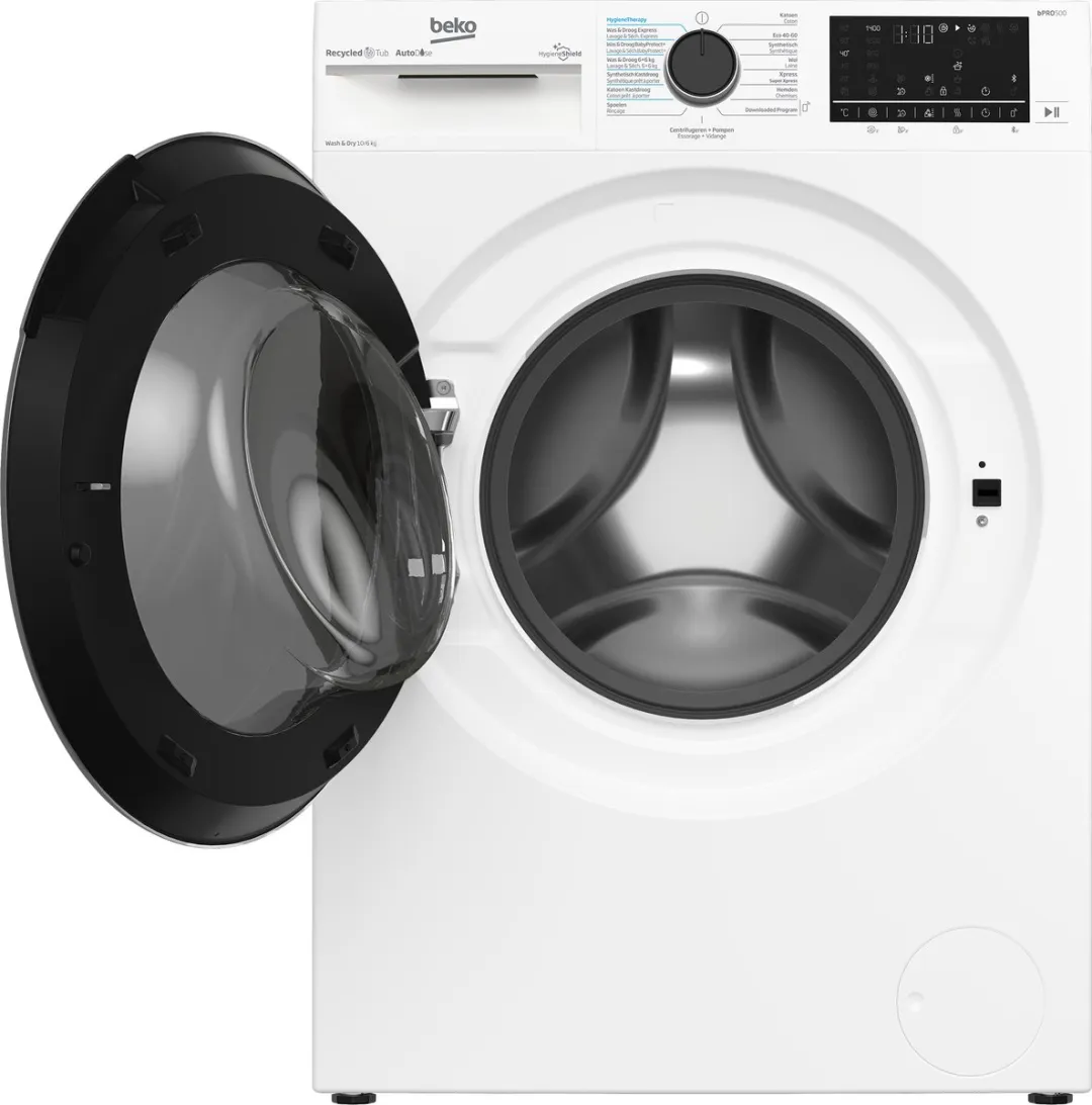 Beko B3DT58447W Was-droogcombinatie 8/5 kg - Wit - afbeelding 6 van 6