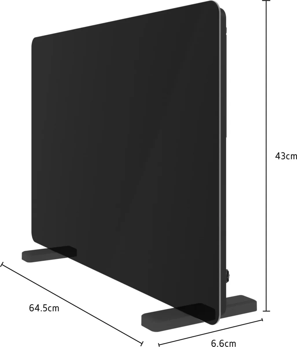 Calex Smart WiFi Verwarmingspaneel 1400W - Zwart
