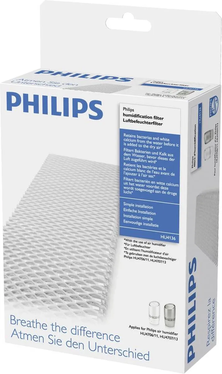 Philips HU4136/10 Bevochtigingsfilter - Wit