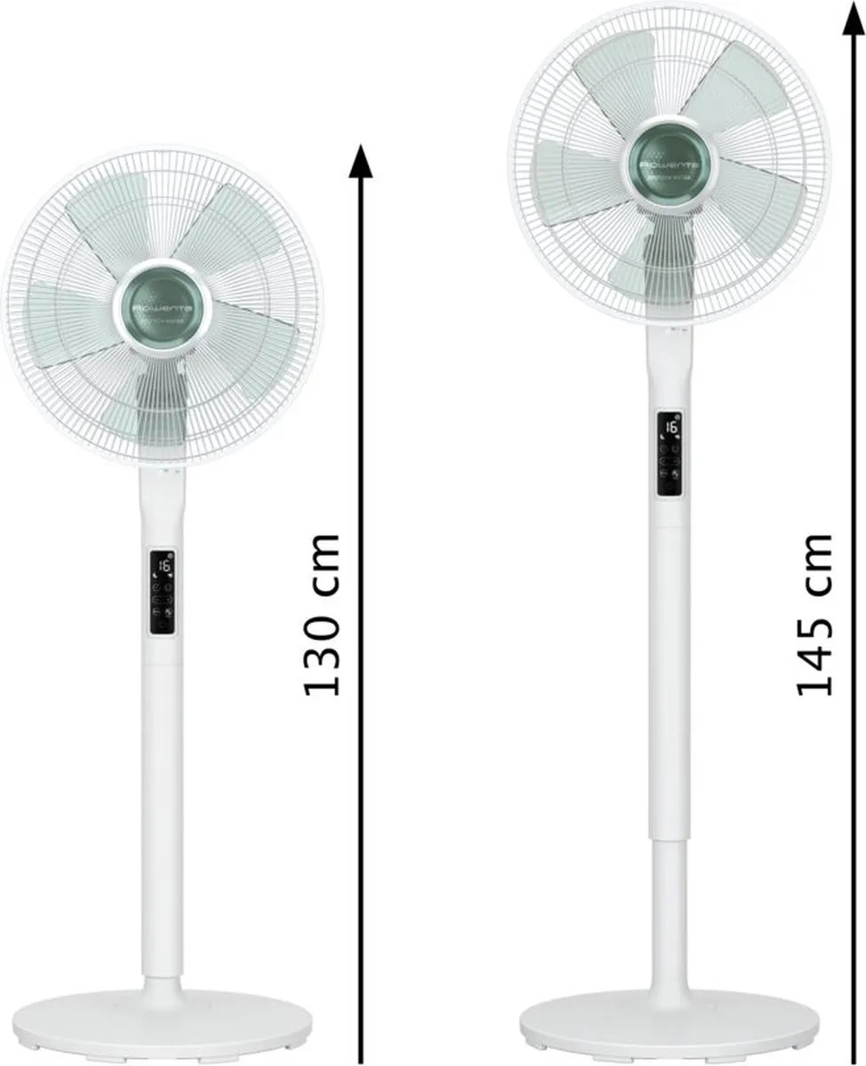 Rowenta Turbo Silence Extreme+ VU5890 Statiefventilator - 34W - 32cm - Wit