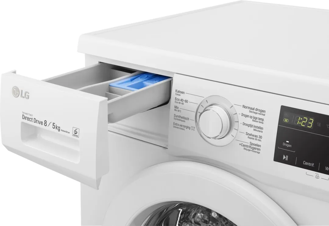 LG GD3M108N3 Was-droogcombinatie 8/5 kg - Wit