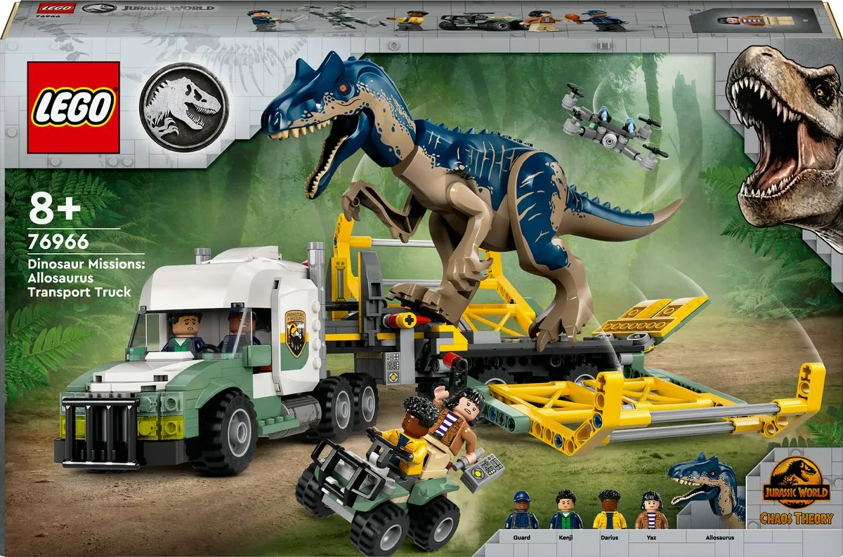 LEGO Dinosaurus Missies Allosaurus Transporter 76966
