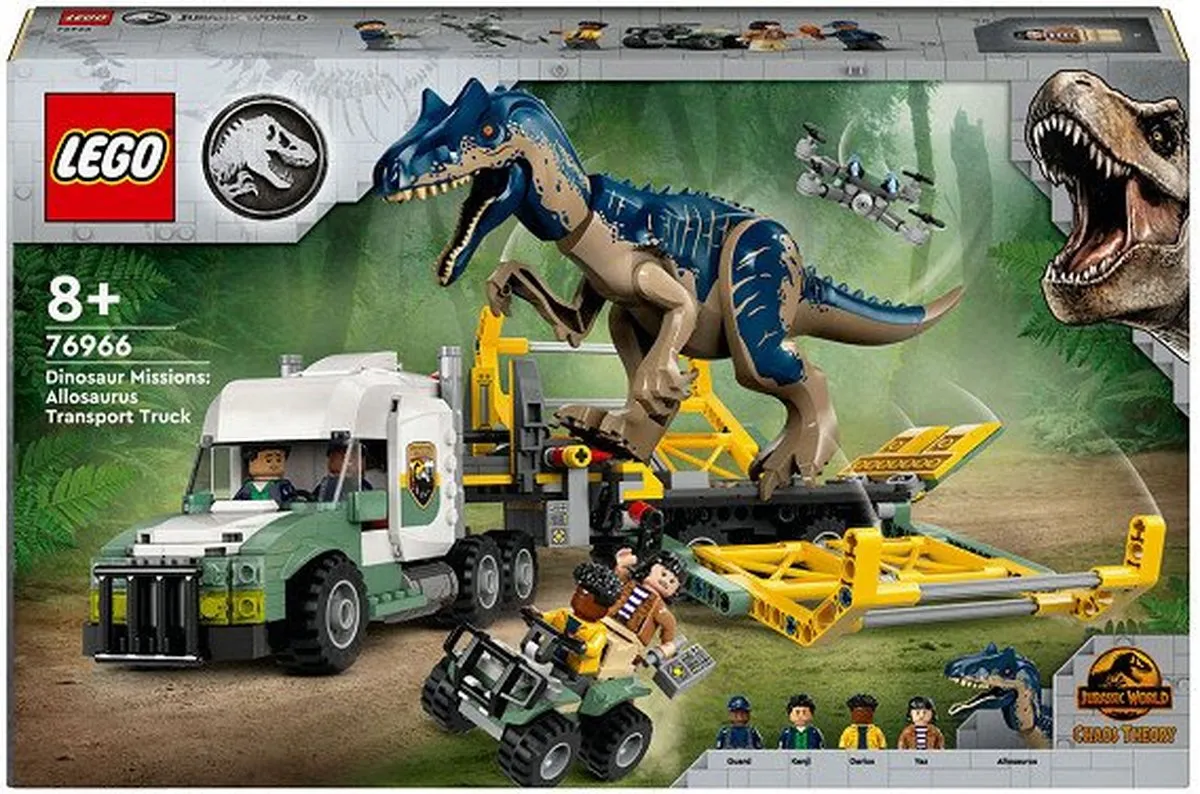 LEGO Dinosaurus Missies Allosaurus Transporter 76966 - 588 Stukken