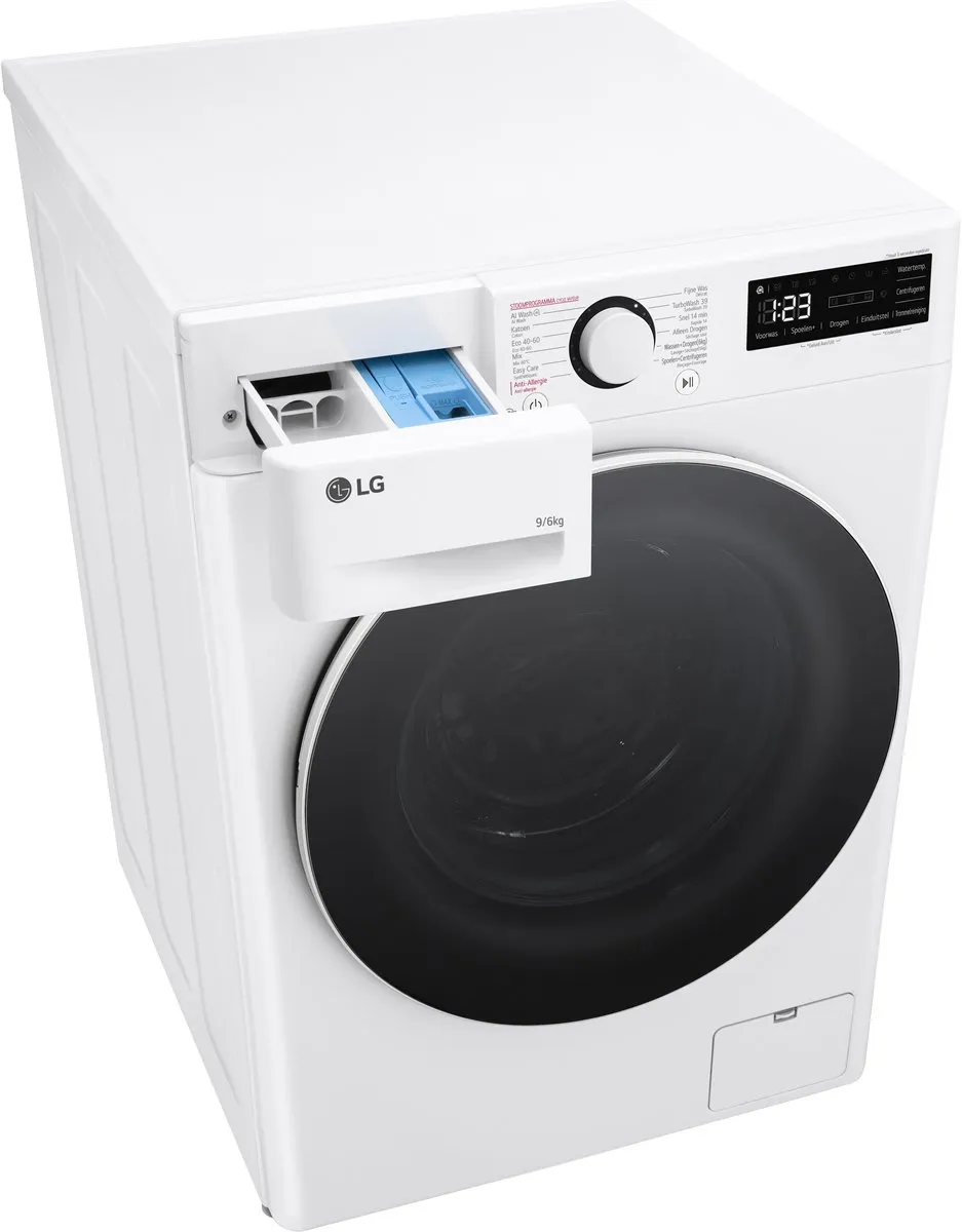 LG GD3R509S0 Was-droogcombinatie 9/6kg - Wit