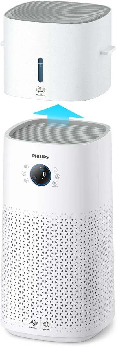 Philips 3000 Series AC3737/10 Luchtbevochtiger & Luchtreiniger 131m² - Wit