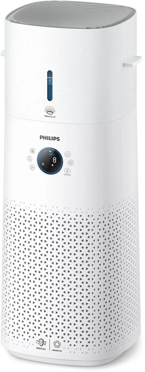 Philips 3000 Series AC3737/10 Luchtbevochtiger & Luchtreiniger 131m²