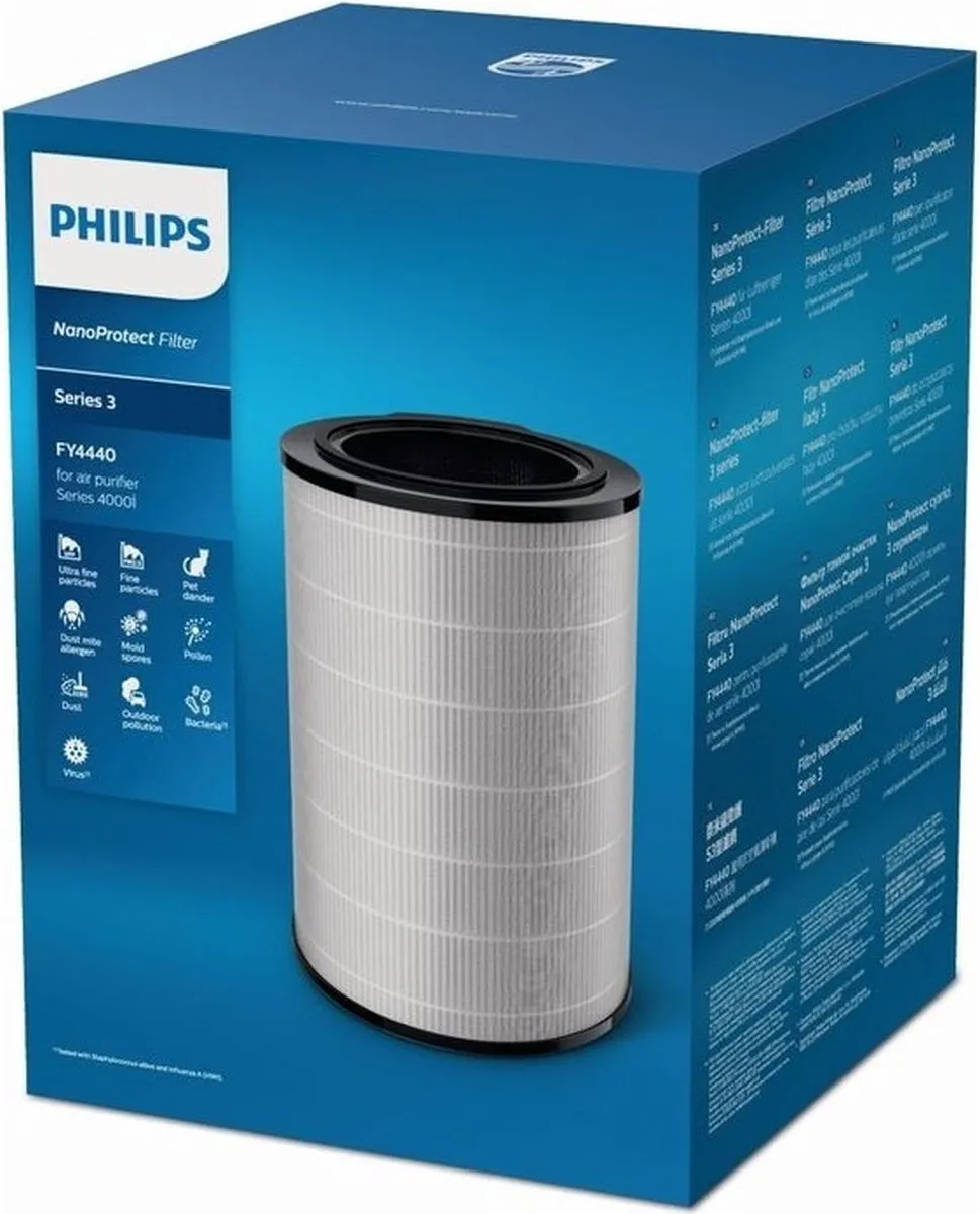 Philips NanoProtect FY3430/30 Luchtreinigerfilter - Kleurloos - afbeelding 6 van 6