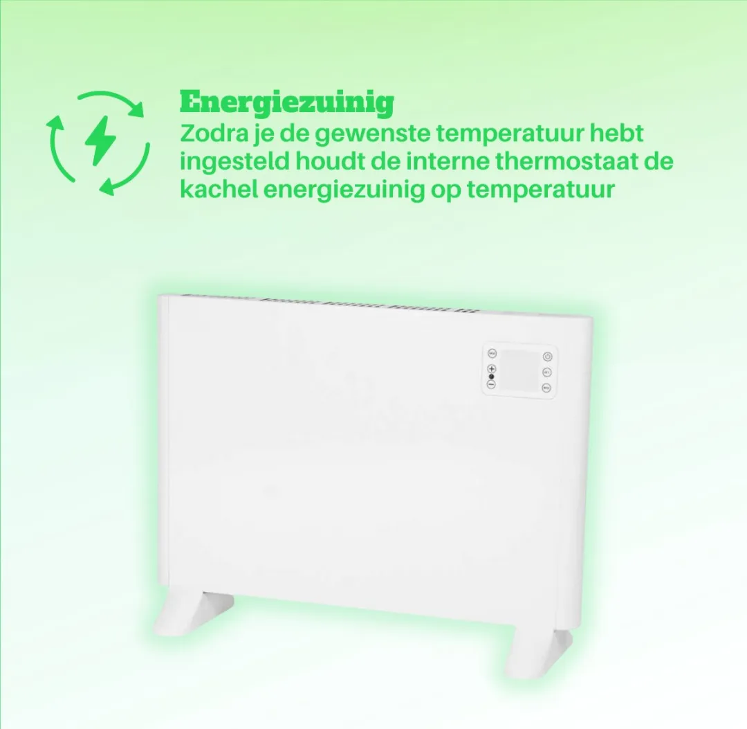Eurom Alutherm 1000 WiFi Convectorkachel 1000W - Wit