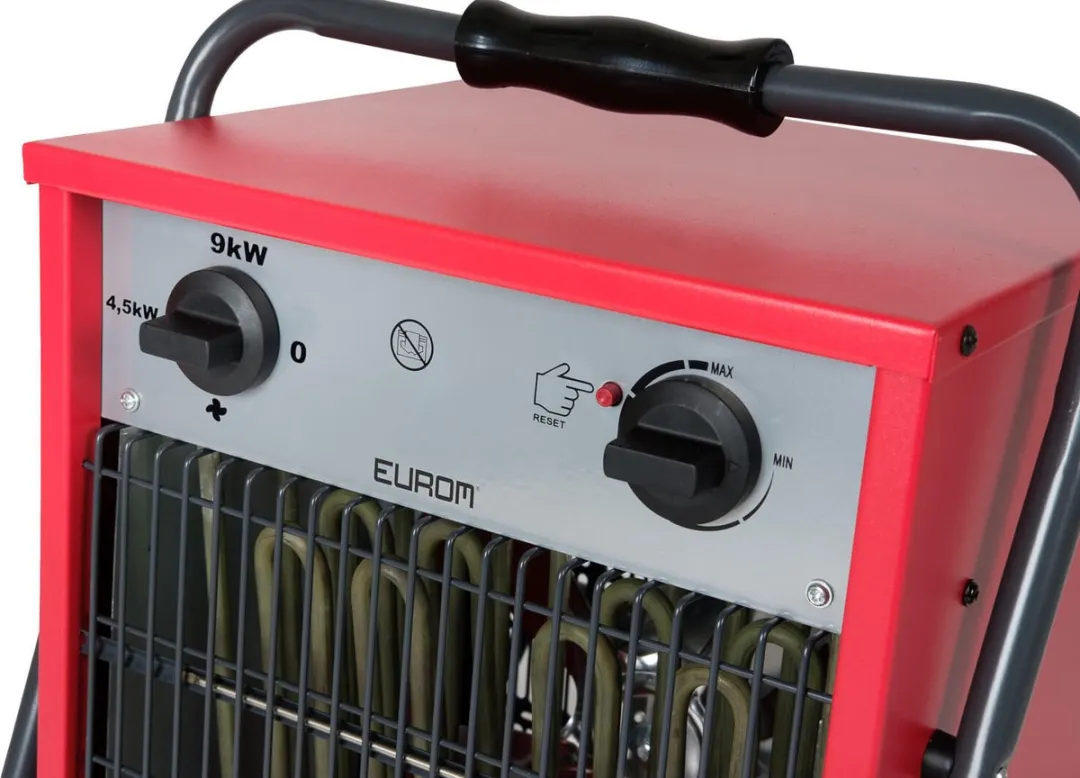 Eurom EK 9002 Verwarming 9000W - Rood