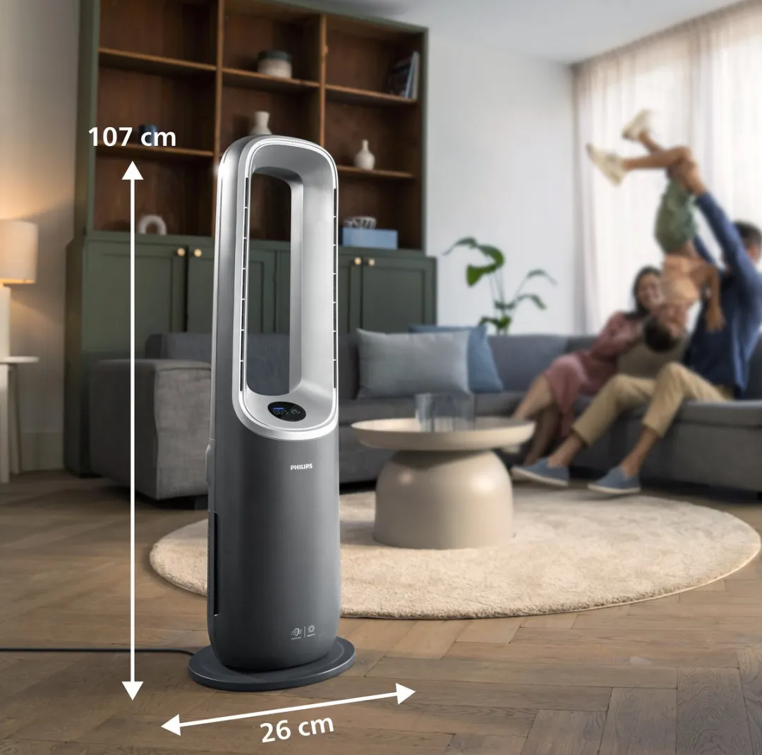 Philips 8000 Series AMF870/15 Luchtbehandeling - 3-in-1 - 270 m³/u - Donkergrijs
