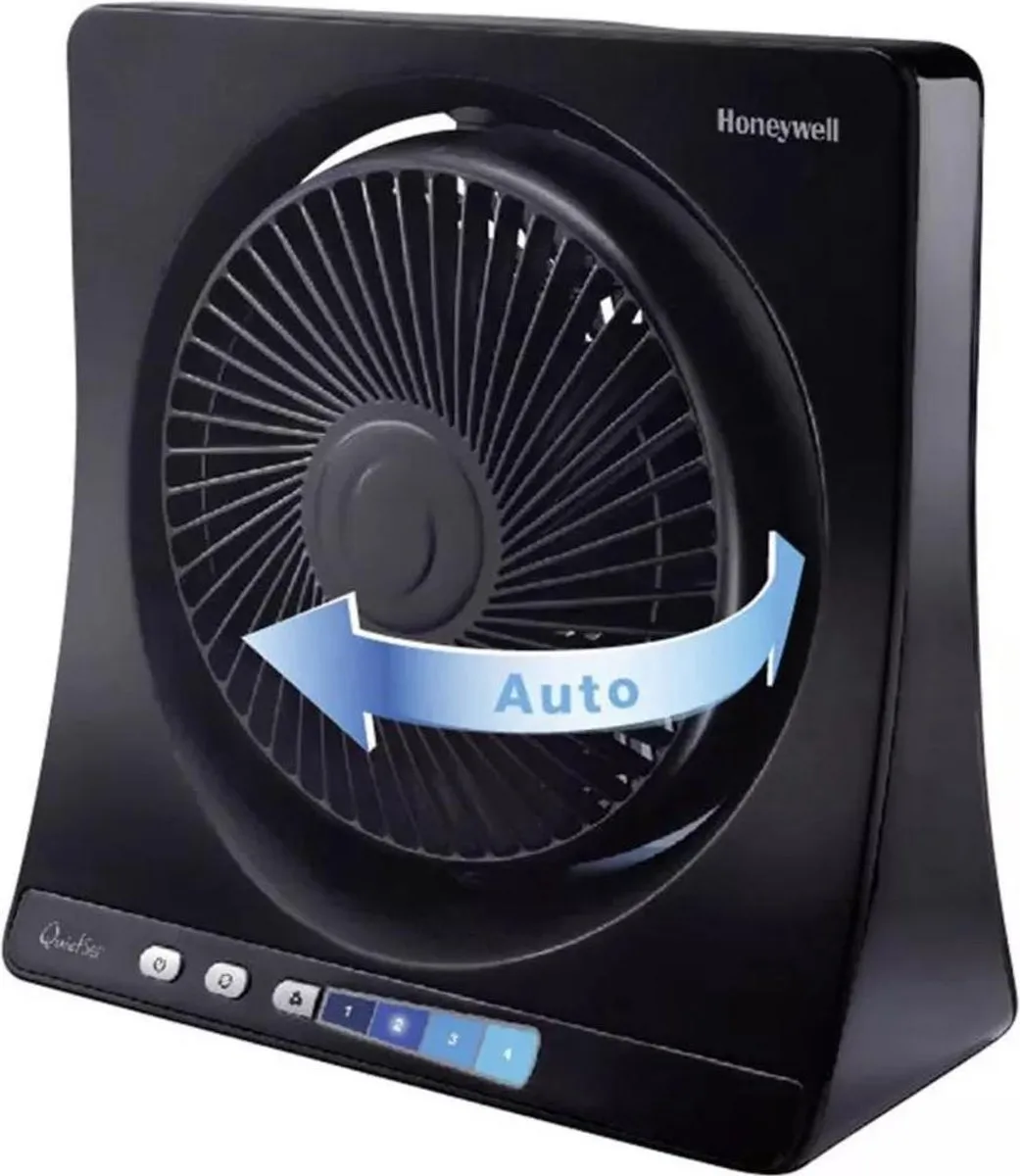 Honeywell HT354E4 Tafelventilator - 30W - 5 Snelheden - Zwart