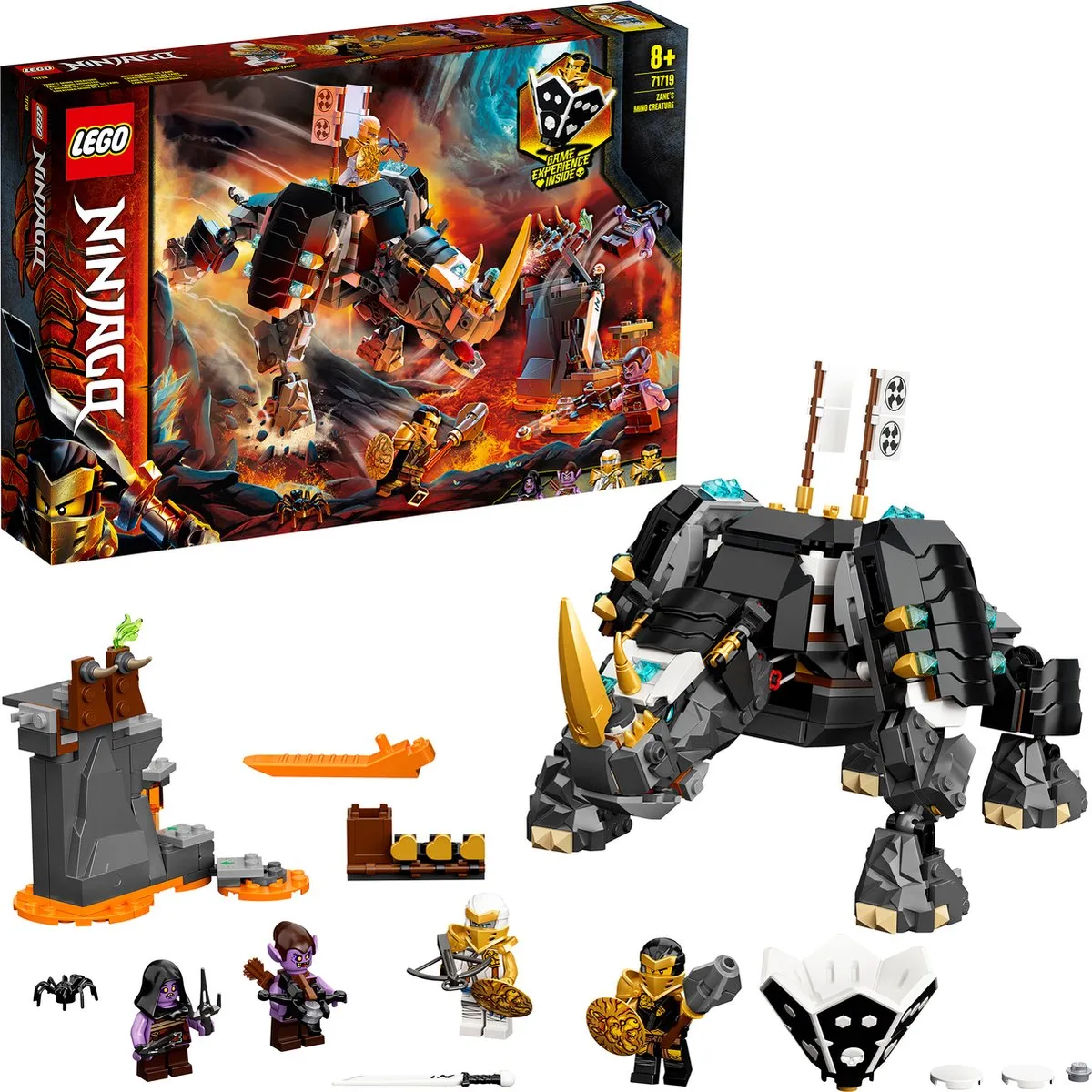 LEGO Ninjago Zane's Mino-Figuur 71719 - 57 Onderdelen