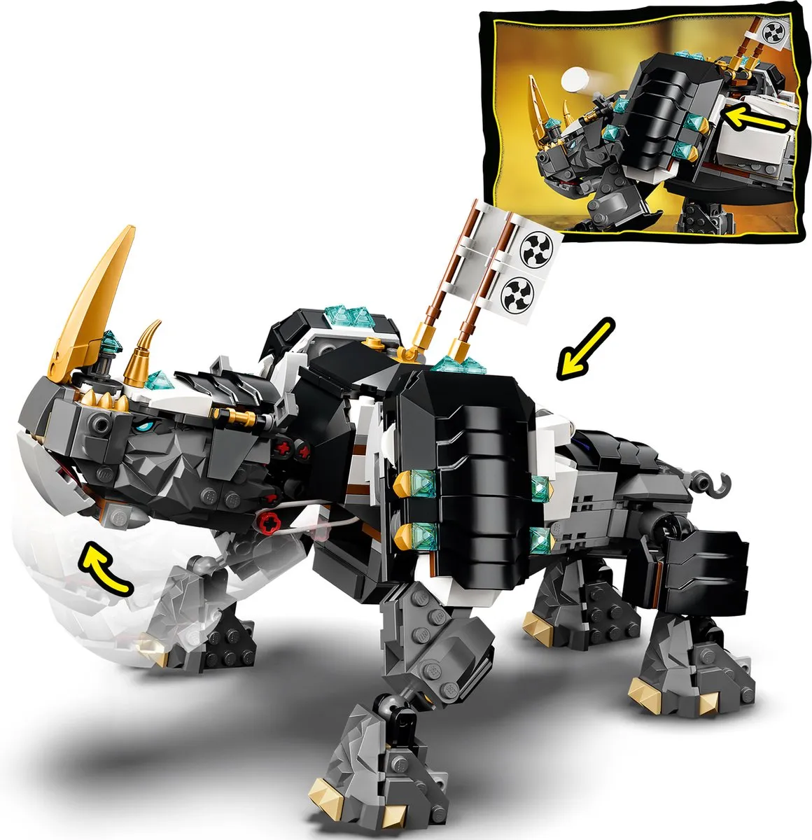 LEGO Ninjago Zane's Mino-Figuur 71719 - 57 Onderdelen