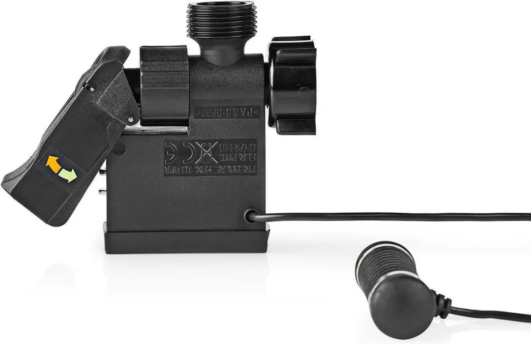 Nedis WAAQ110EL Elektronische Waterstop - 3/4" - Zwart
