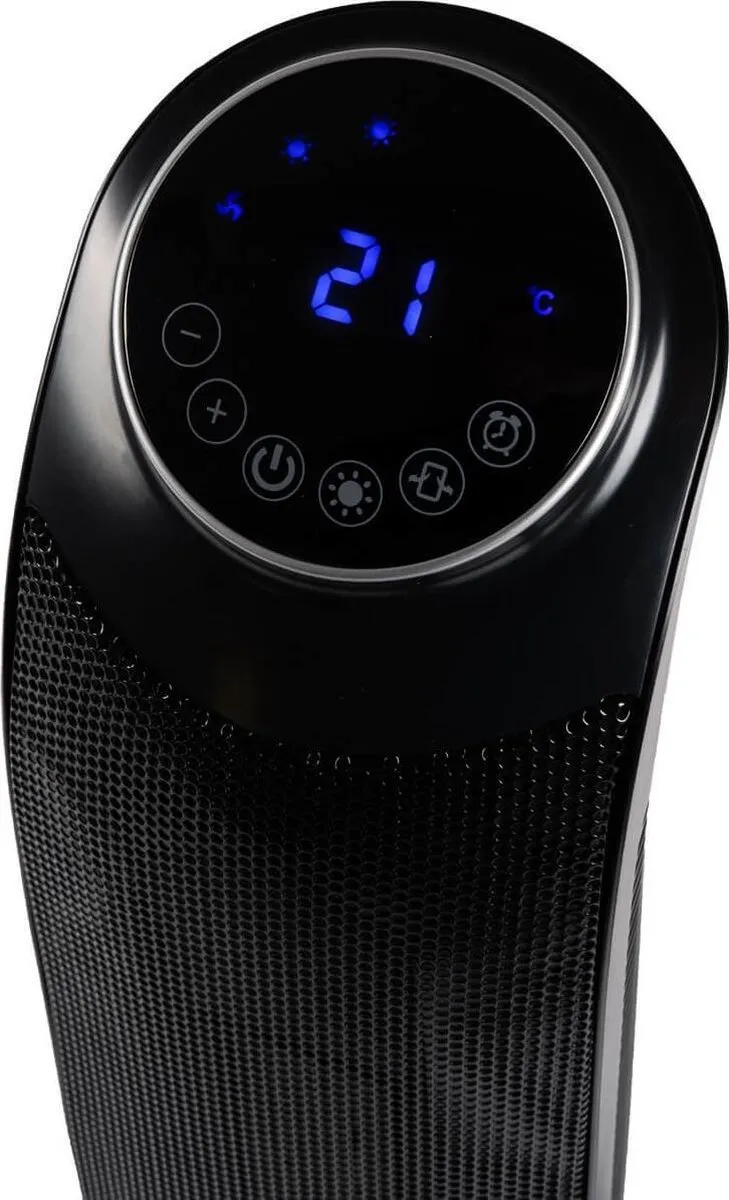 Eurom HI-Tower 2200 Wifi 2200W - 3 Warmtestanden - Zwart