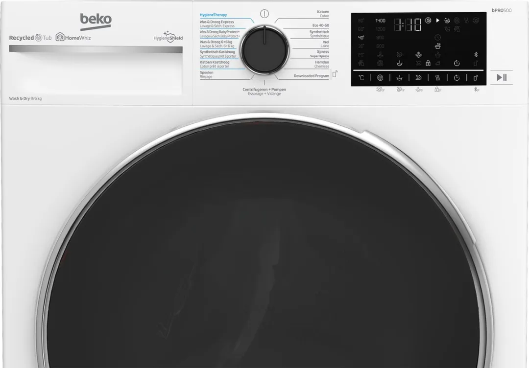 Beko B5DT59442W Was-droogcombinatie 9/6 kg - Wit
