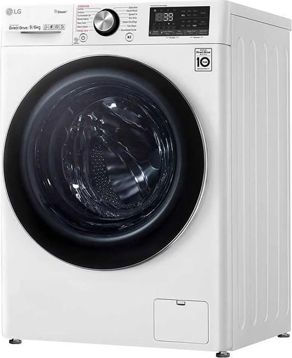 LG F4DV909H2E Wasdrogercombinatie Vrijstaand Wit - 6 kg