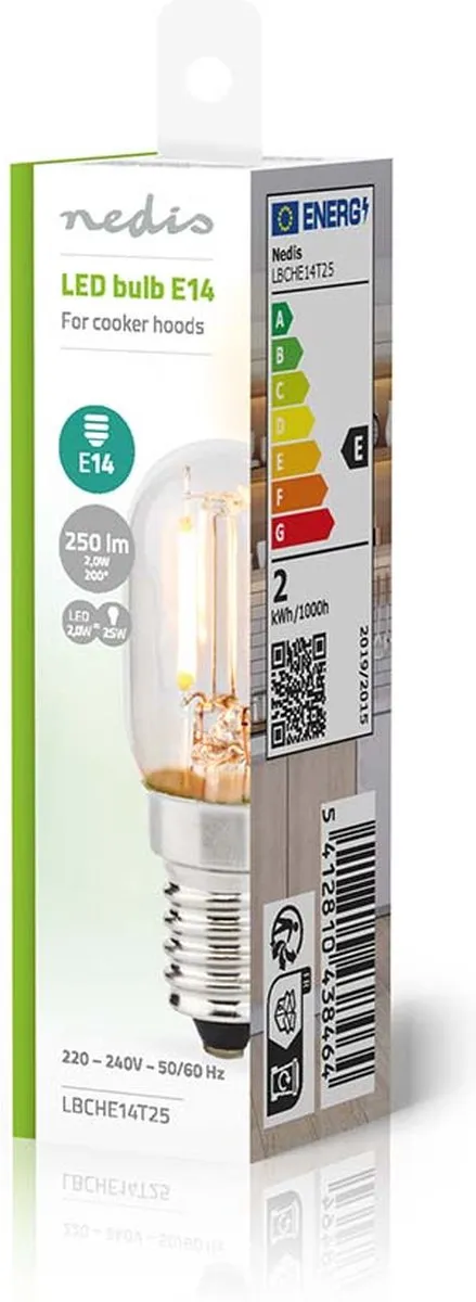 Nedis LBCHE14T25 LED Lamp E14 2W - 2700K
