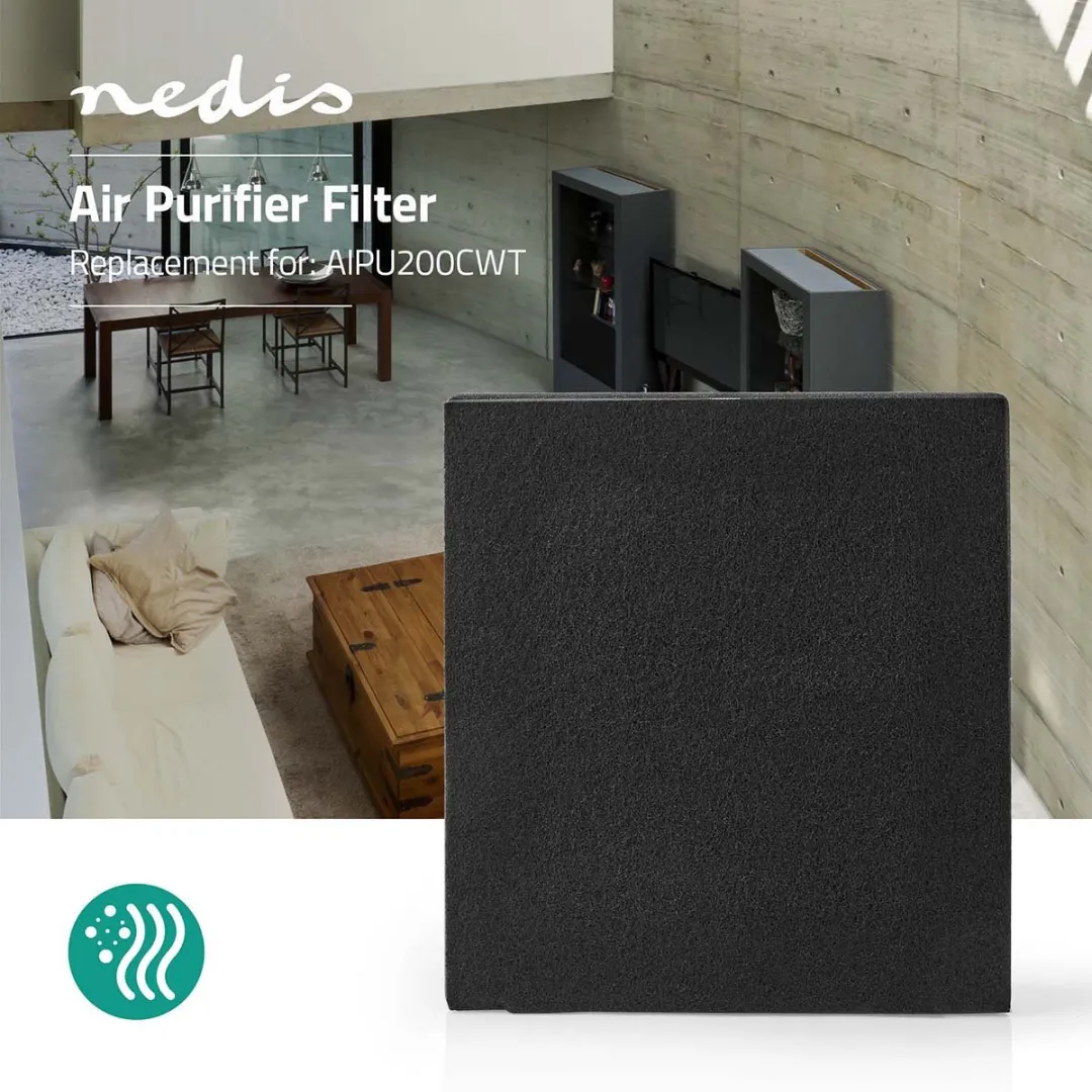 Nedis AIPU200AF Luchtfilter - Zwart