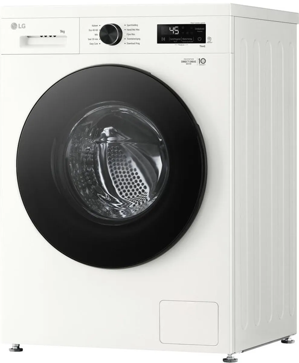 LG W4X1095NWB Wasdroogcombinatie 9/5kg - Wit